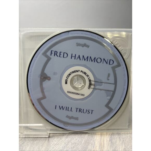 Fred Hammond – I Will Trust (CD, 2014, RCA Inspiration, Library Copy) - Picture 4 of 5